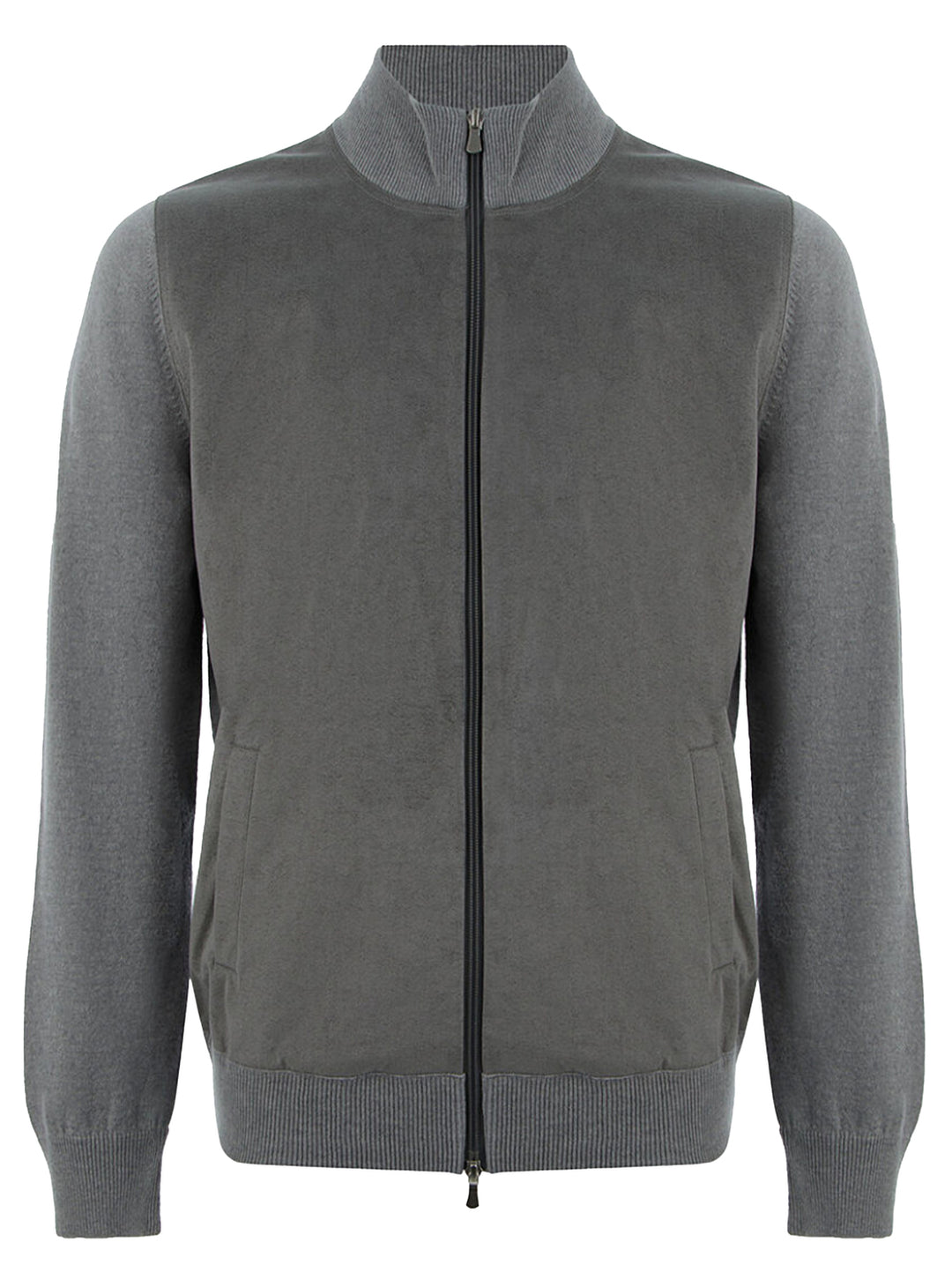 Gran Sasso vest-100% scheerwol<br />Voorkant: 79% Polyester , 21% Polyurethan-HEREN TRUIEN & VESTEN-Bruin