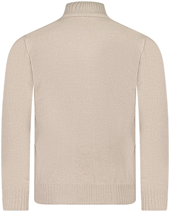 Gran sasso vest-100% wol-HEREN TRUIEN & VESTEN-Beige