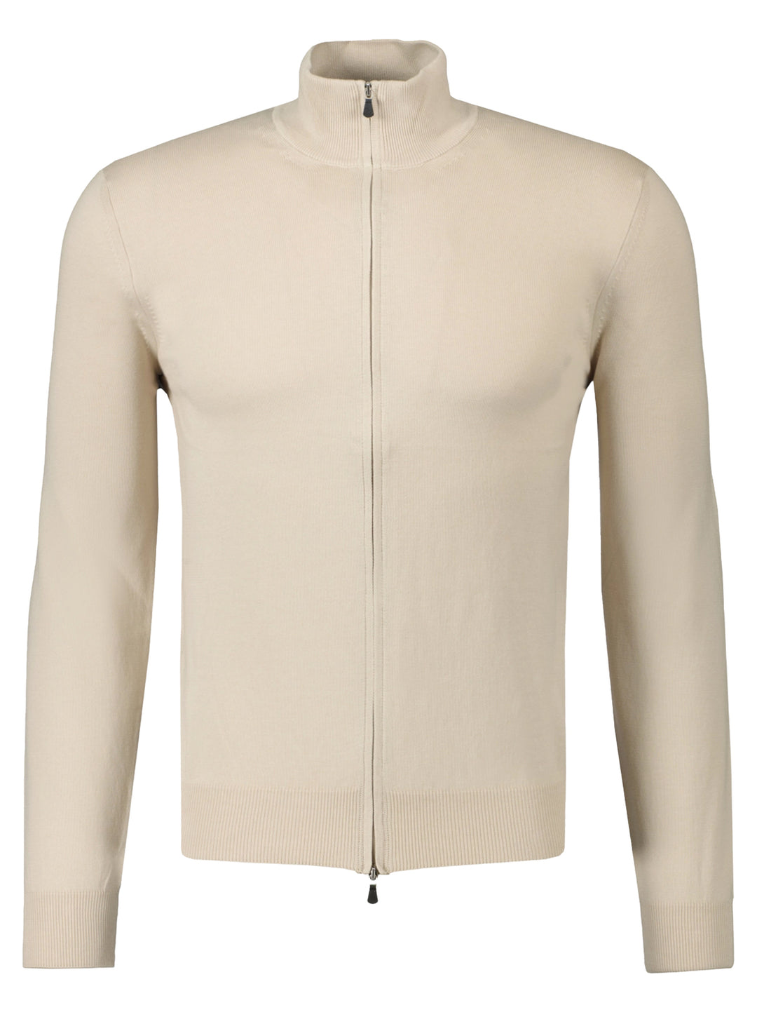 Gran Sasso Vest Beige-100% Katoen-HEREN TRUIEN & VESTEN-Beige