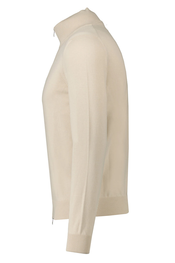 Gran Sasso Vest Beige-100% Katoen-HEREN TRUIEN & VESTEN-Beige