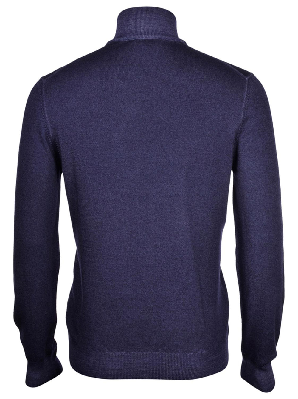 Gran Sasso vest rits-100% wol-HEREN TRUIEN & VESTEN-Blauw