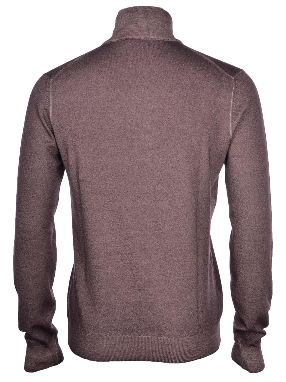 Gran Sasso vest rits-100% wol-HEREN TRUIEN & VESTEN-Bruin