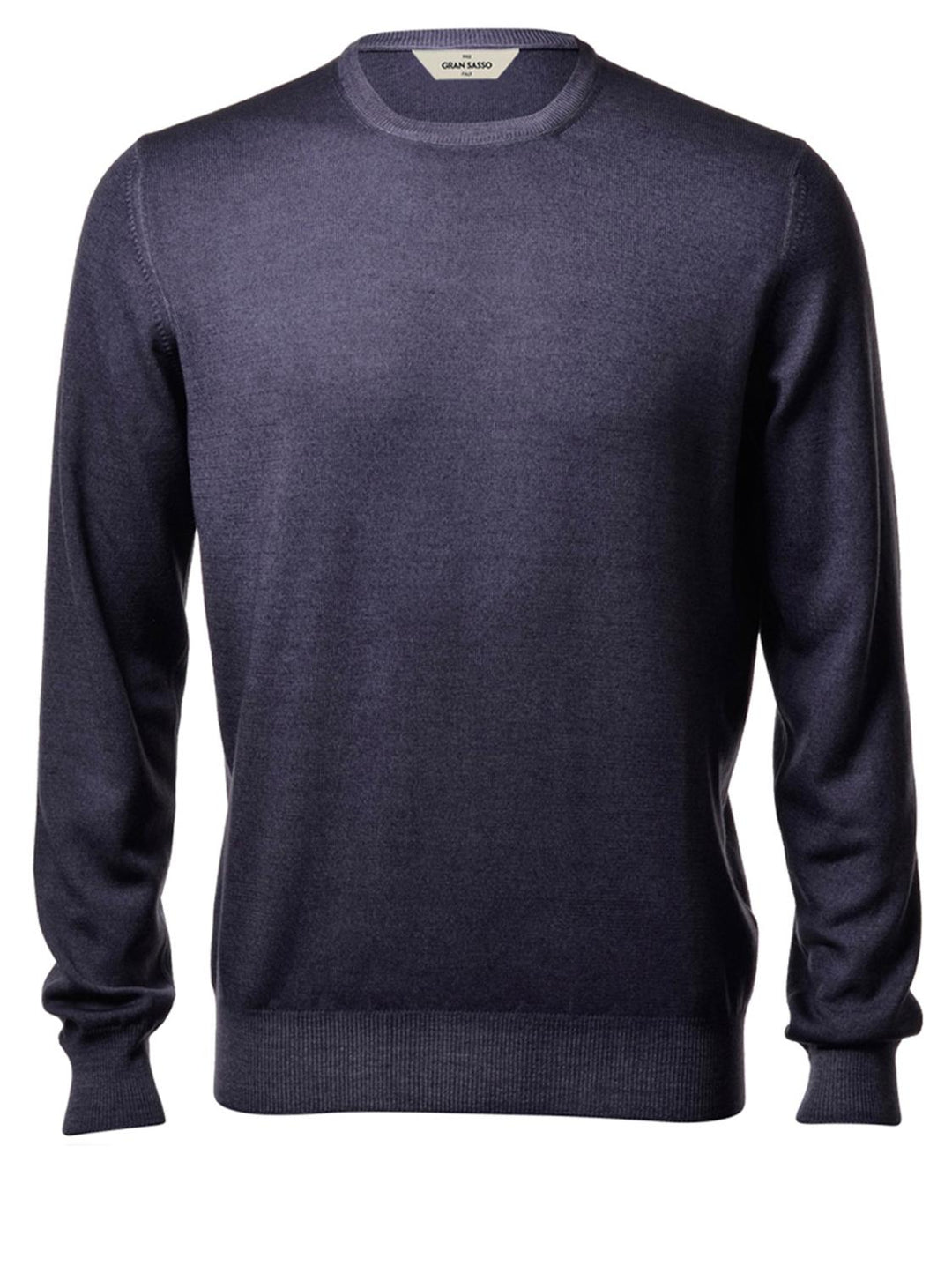 Gran Sasso Vintage ronde hals-100% wol-HEREN TRUIEN & VESTEN-Blauw