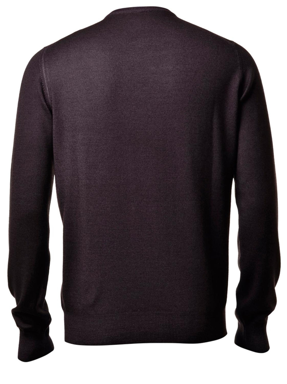 Gran Sasso Vintage v-hals trui-100% wol-HEREN TRUIEN & VESTEN-Bruin