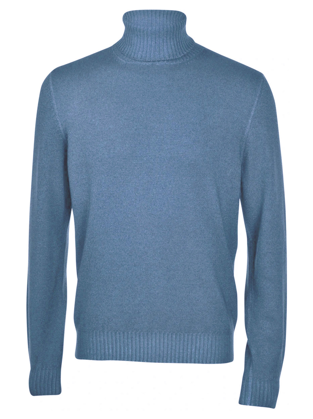 Gran Sasso wollen coltrui blauw-100% Wol-HEREN TRUIEN & VESTEN-Blauw