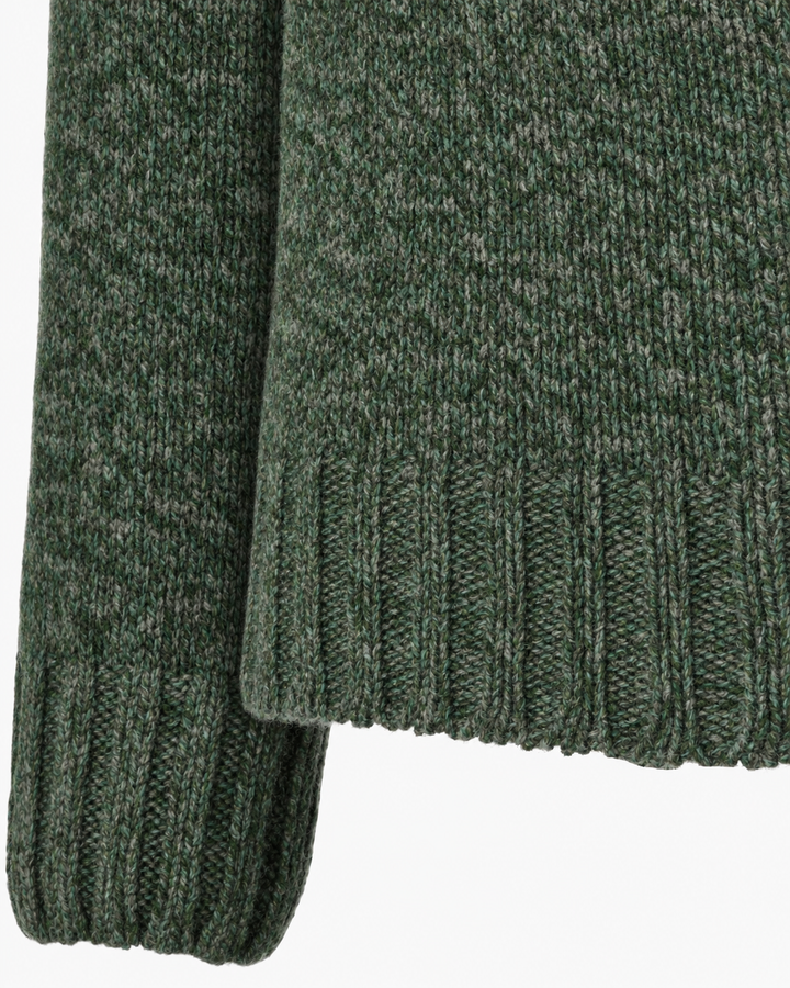 Gran Sasso Wollen Half Zip – Groen-100% wol-HEREN TRUIEN & VESTEN-Groen