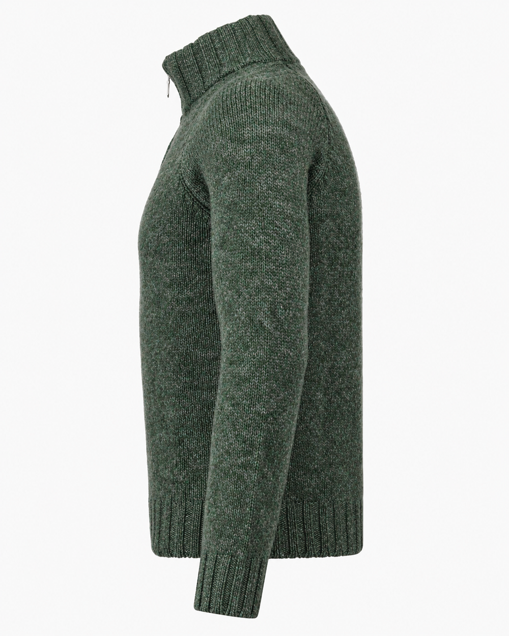 Gran Sasso Wollen Half Zip – Groen-100% wol-HEREN TRUIEN & VESTEN-Groen