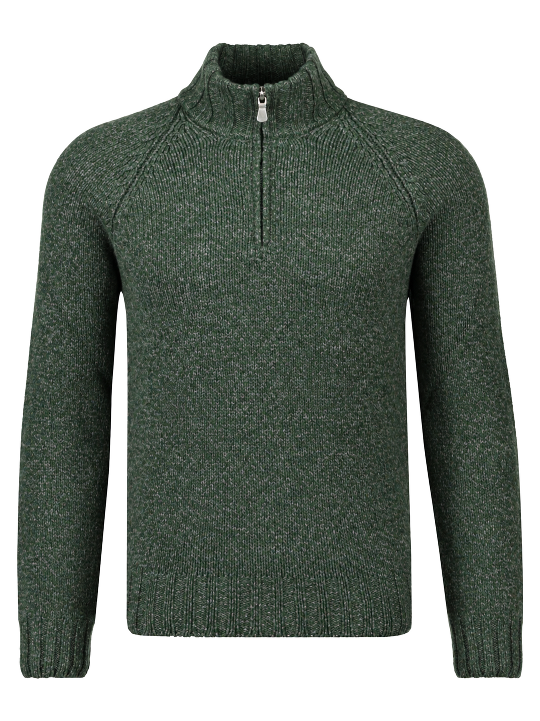 Gran Sasso Wollen Half Zip – Groen-100% wol-HEREN TRUIEN & VESTEN-Groen