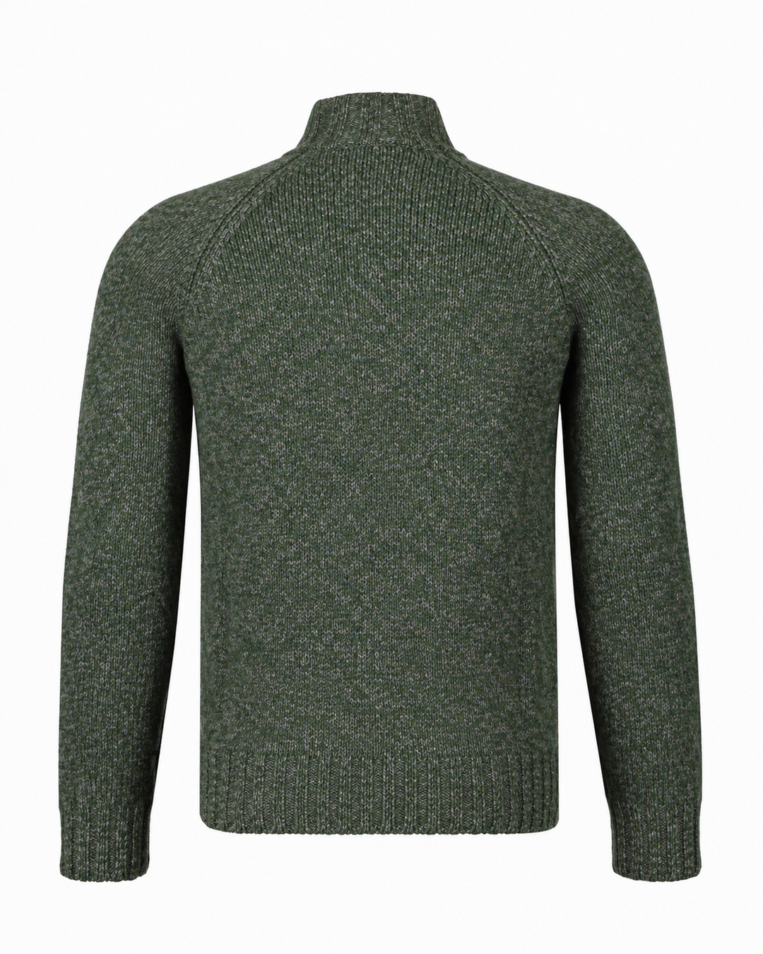 Gran Sasso Wollen Half Zip – Groen-100% wol-HEREN TRUIEN & VESTEN-Groen