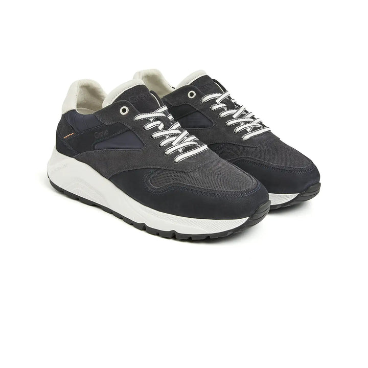 Greve Arnhem Sneakers – Blauw-HEREN SCHOENEN & RIEMEN-Blauw