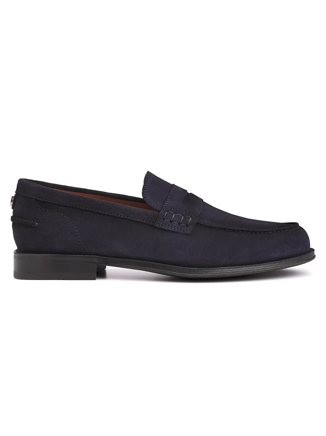 Greve Austin Suède Loafer – Blauw-HEREN SCHOENEN & RIEMEN-Blauw