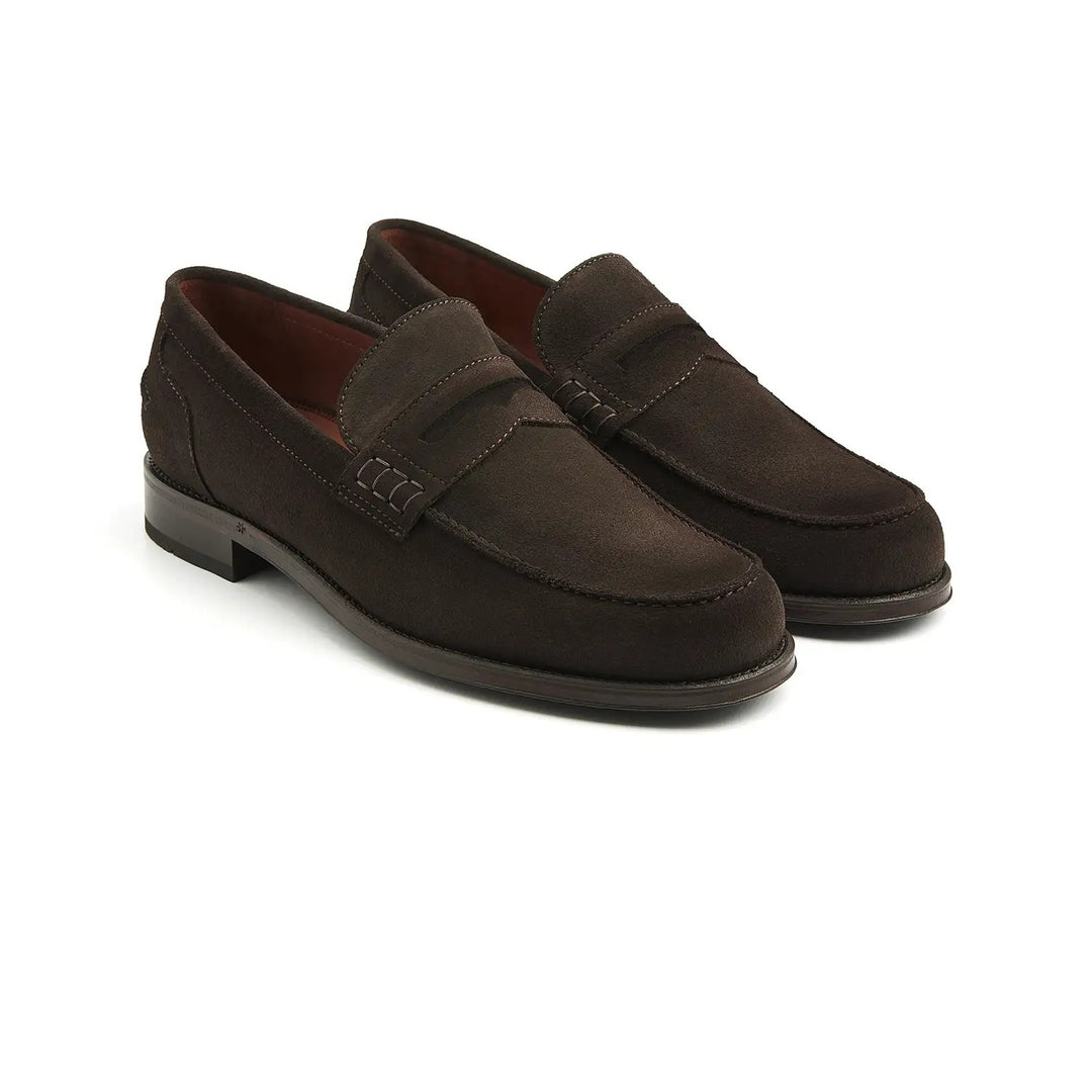 Greve Austin Suède Loafer – Bruin-HEREN SCHOENEN & RIEMEN-Bruin
