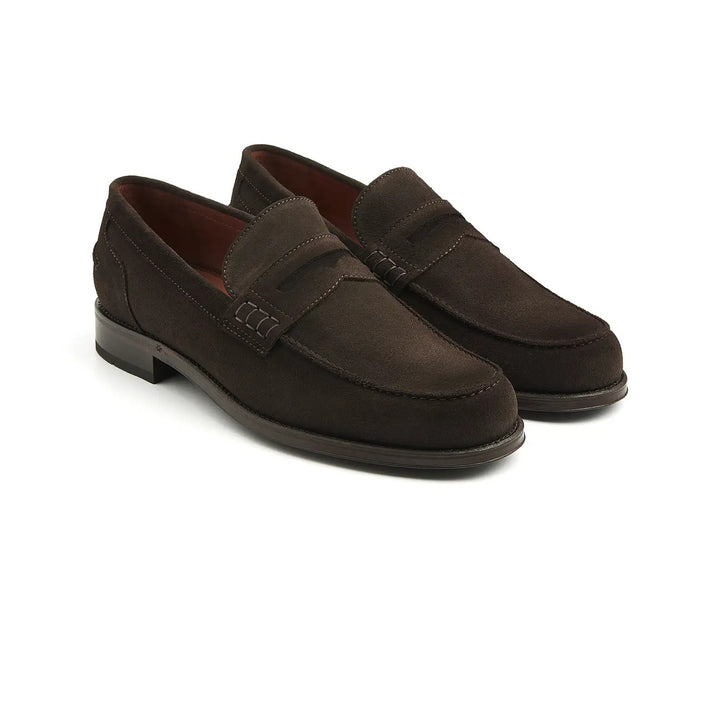 Greve Austin Suède Loafer – Bruin-HEREN SCHOENEN & RIEMEN-Bruin