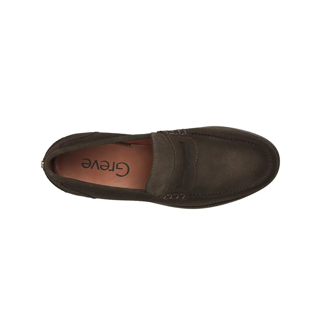 Greve Austin Suède Loafer – Bruin-HEREN SCHOENEN & RIEMEN-Bruin