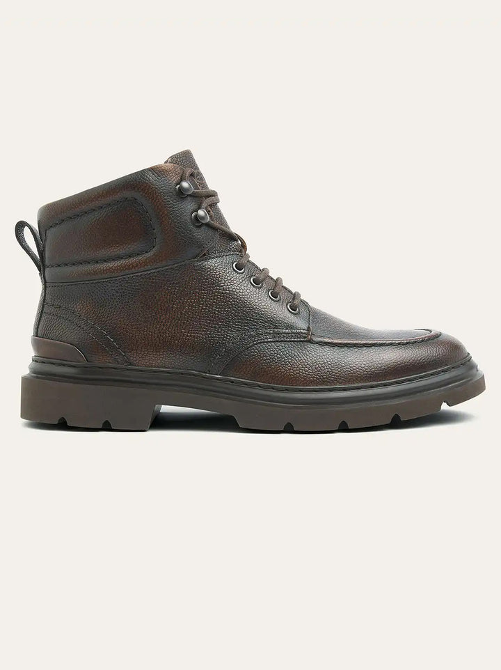 Greve Bolzano Chestnut Caviar Calf Veterschoen – -HEREN SCHOENEN & RIEMEN-Bruin