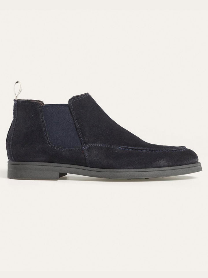 Greve Chelsea Tufo Dark blue-Suede-HEREN SCHOENEN & RIEMEN-Blauw