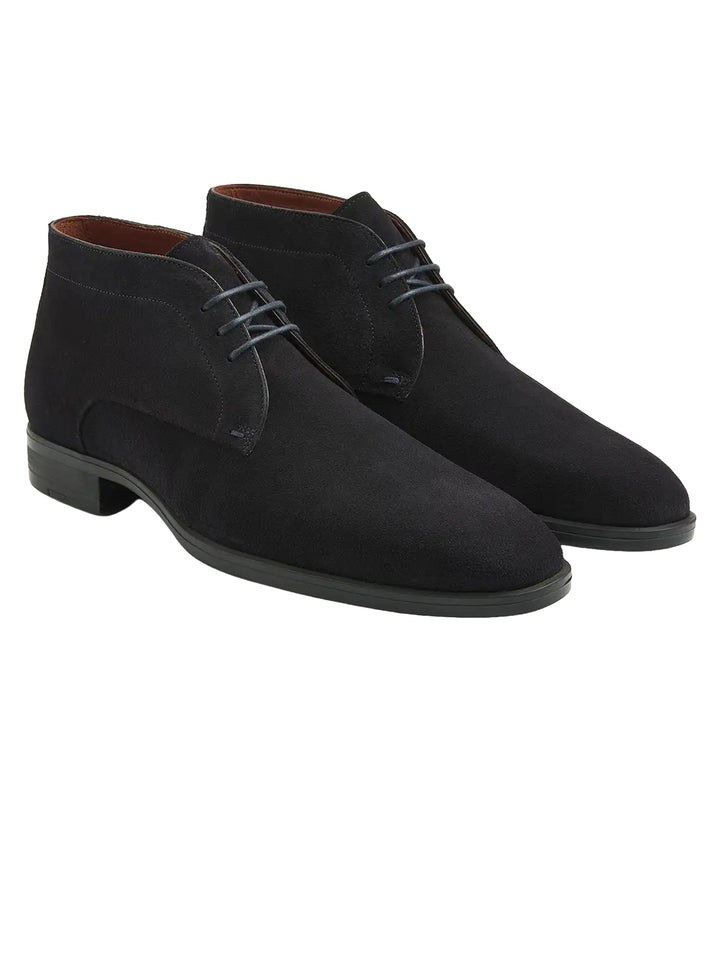 Greve Gouda Suède Schoen – Blauw-Suede-HEREN SCHOENEN & RIEMEN-Blauw