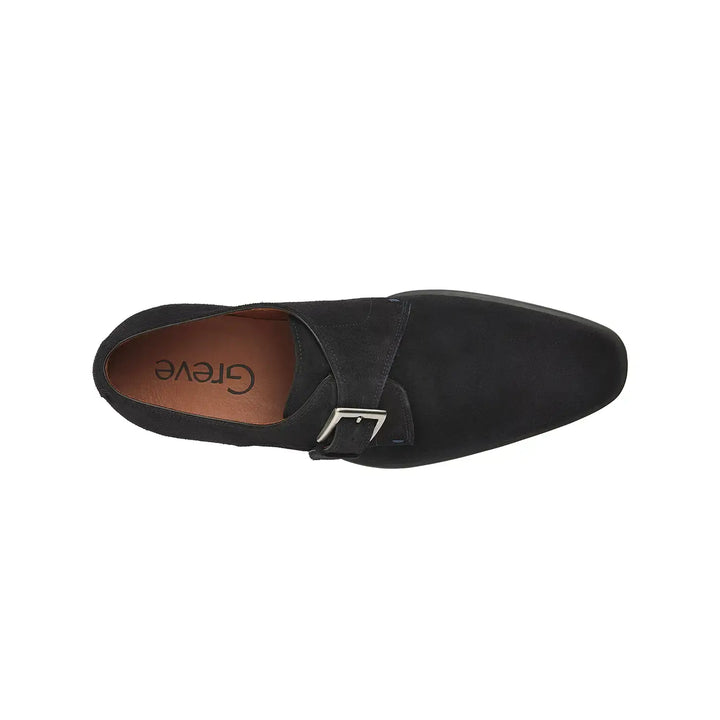 Greve Gouda Suède Schoen – Blauw-Suede-HEREN SCHOENEN & RIEMEN-Blauw