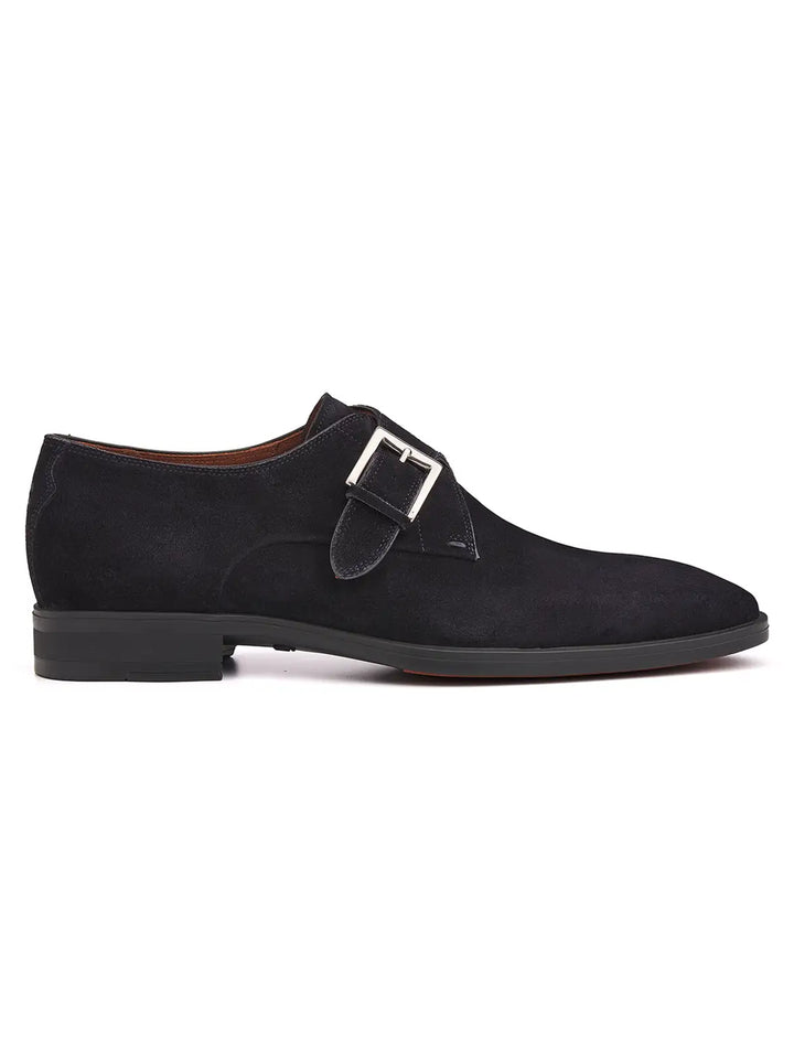 Greve Gouda Suède Schoen – Blauw-Suede-HEREN SCHOENEN & RIEMEN-Blauw