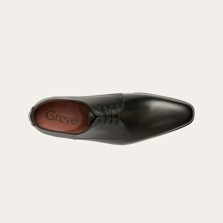 Greve Magnum Nero Puro-Kalfsleer-HEREN SCHOENEN & RIEMEN-Zwart