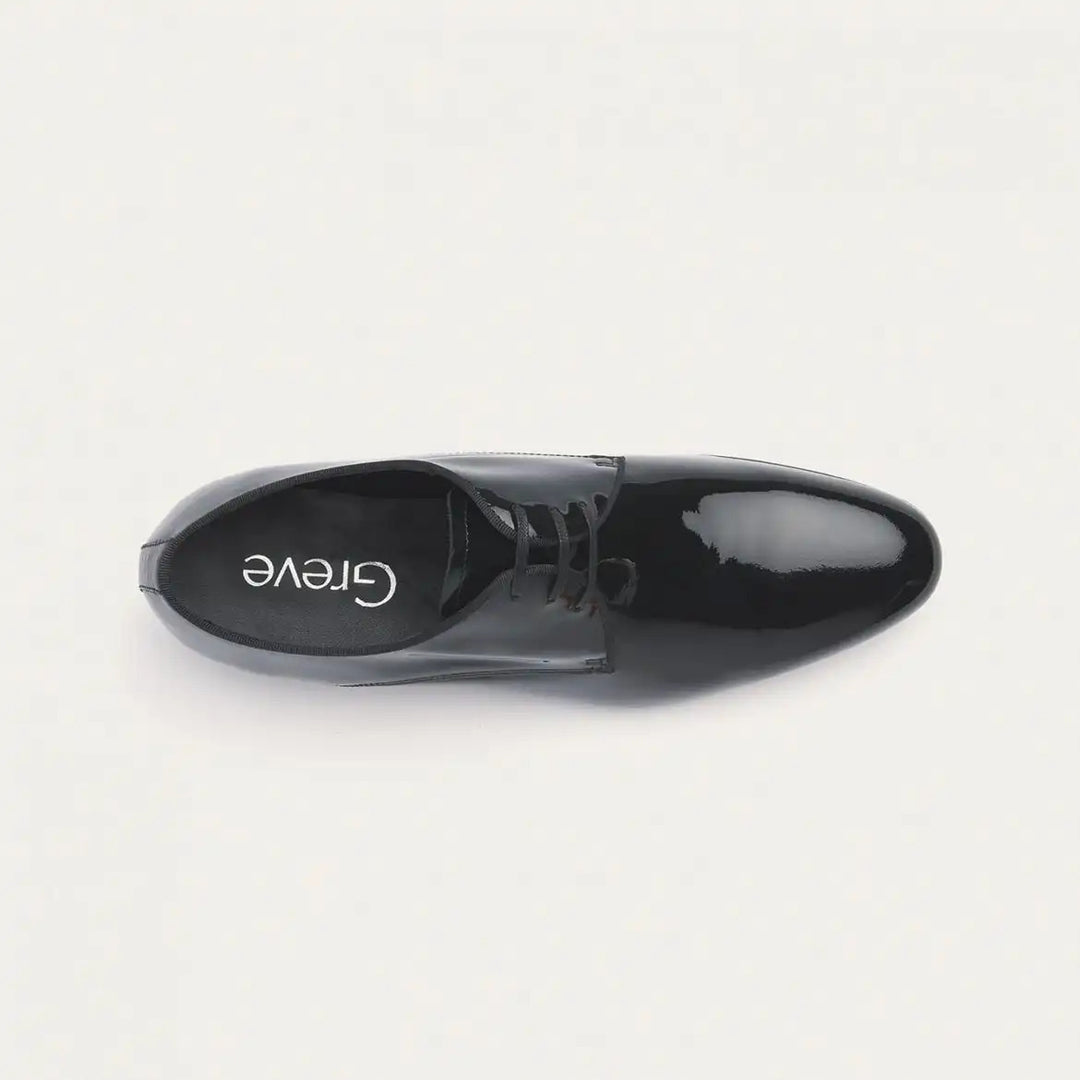 Greve NERANO smokingschoen-Leer-HEREN SCHOENEN & RIEMEN-Zwart