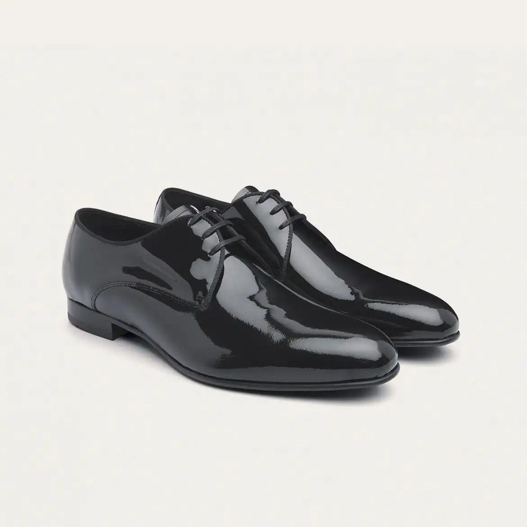 Greve NERANO smokingschoen-Leer-HEREN SCHOENEN & RIEMEN-Zwart