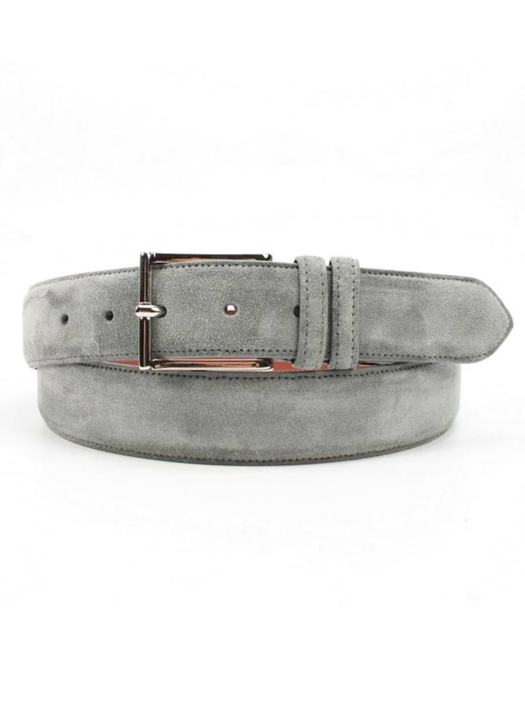 Greve riem BASALTO suede-Leer-HEREN SCHOENEN & RIEMEN-Grijs