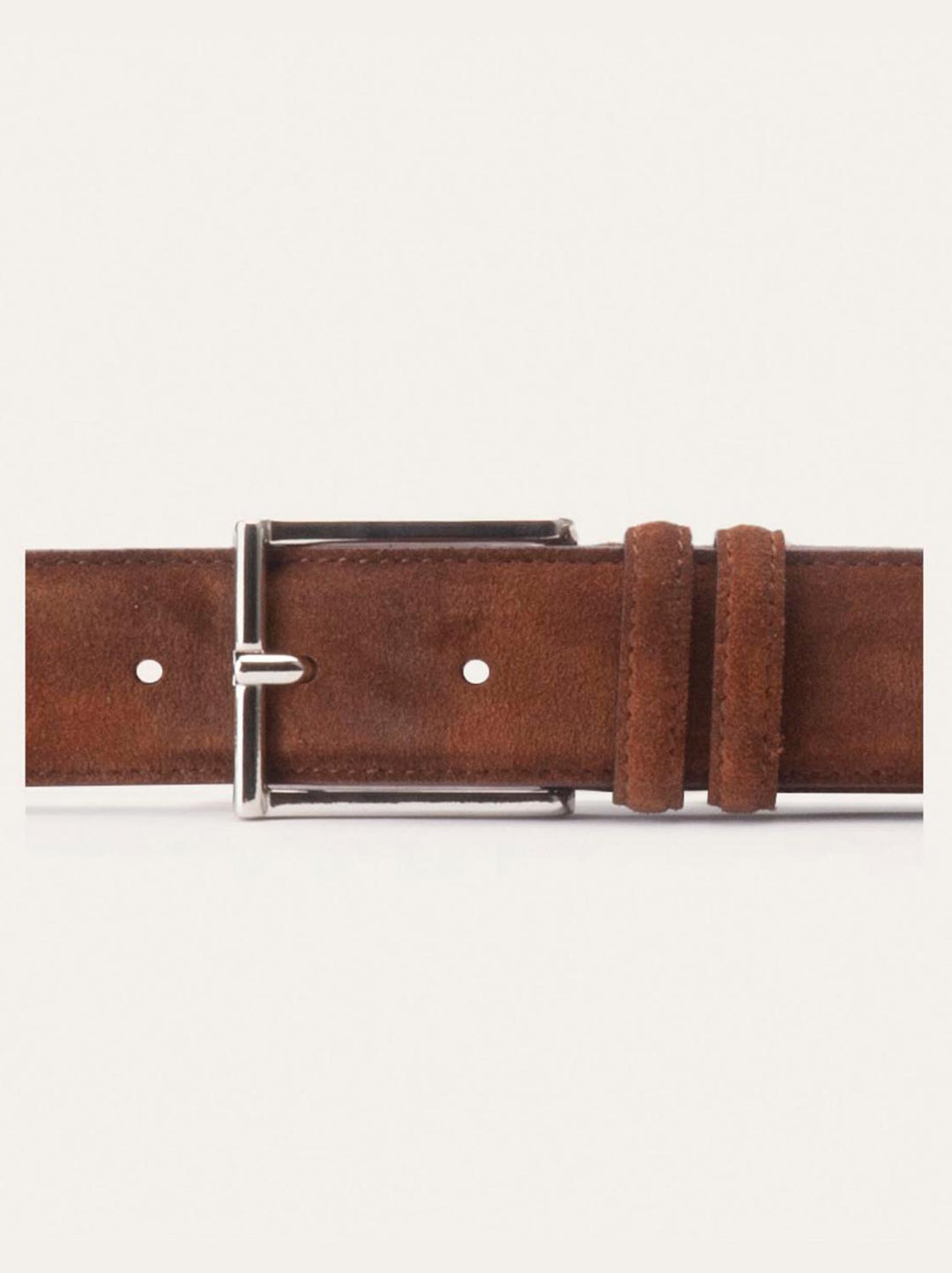 Greve riem Tortoise soil-Suede-HEREN SCHOENEN & RIEMEN-Bruin