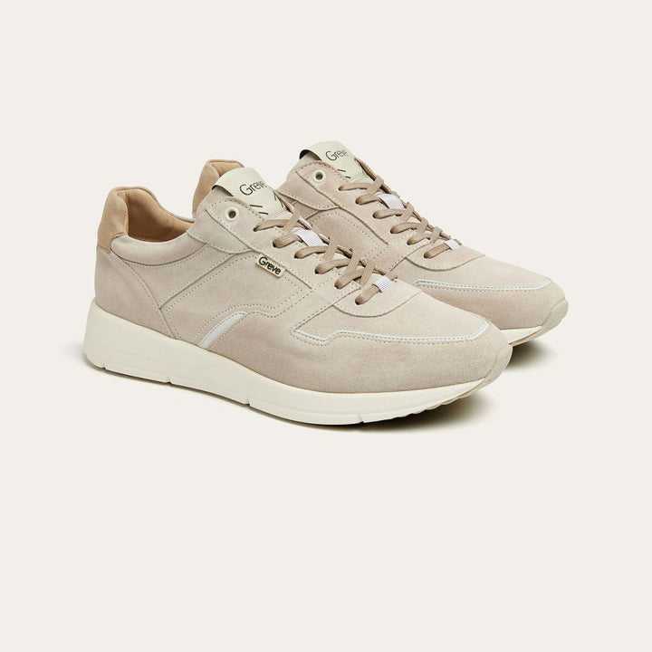 Greve sneakers WALKER 7280.03-Suede-HEREN SCHOENEN & RIEMEN-Beige