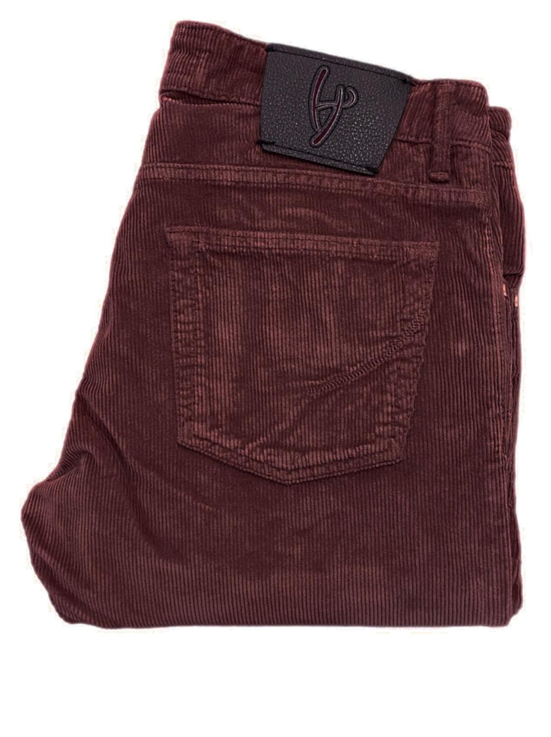 Handpicked 5-pocket ORVIETO-78% katoen, 20% modaal, 2% elasthaan-HEREN BROEKEN-Bordeaux