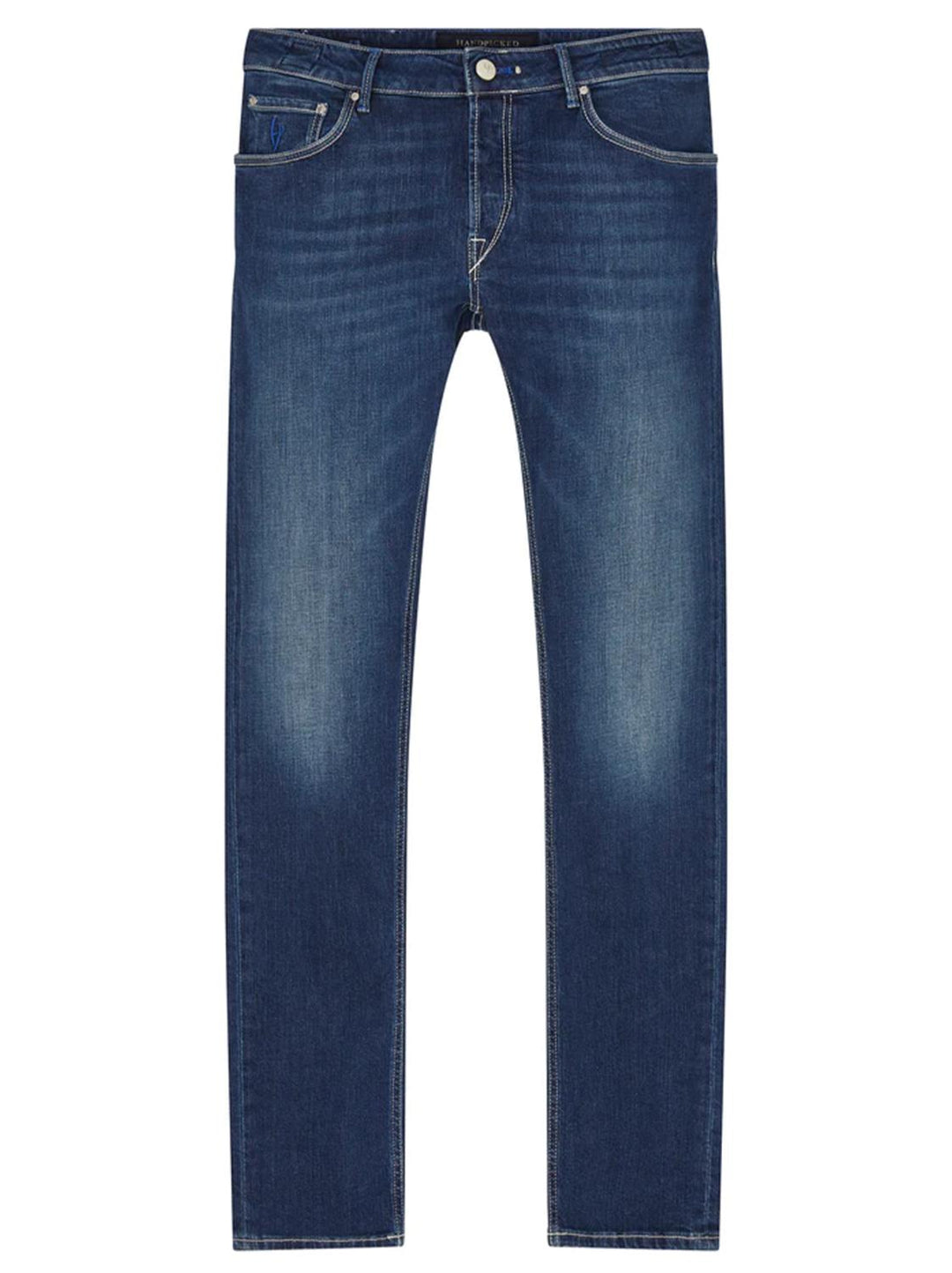 Handpicked Orvieto jeans-99% katoen, 1% elasthaan-HEREN BROEKEN-Blauw