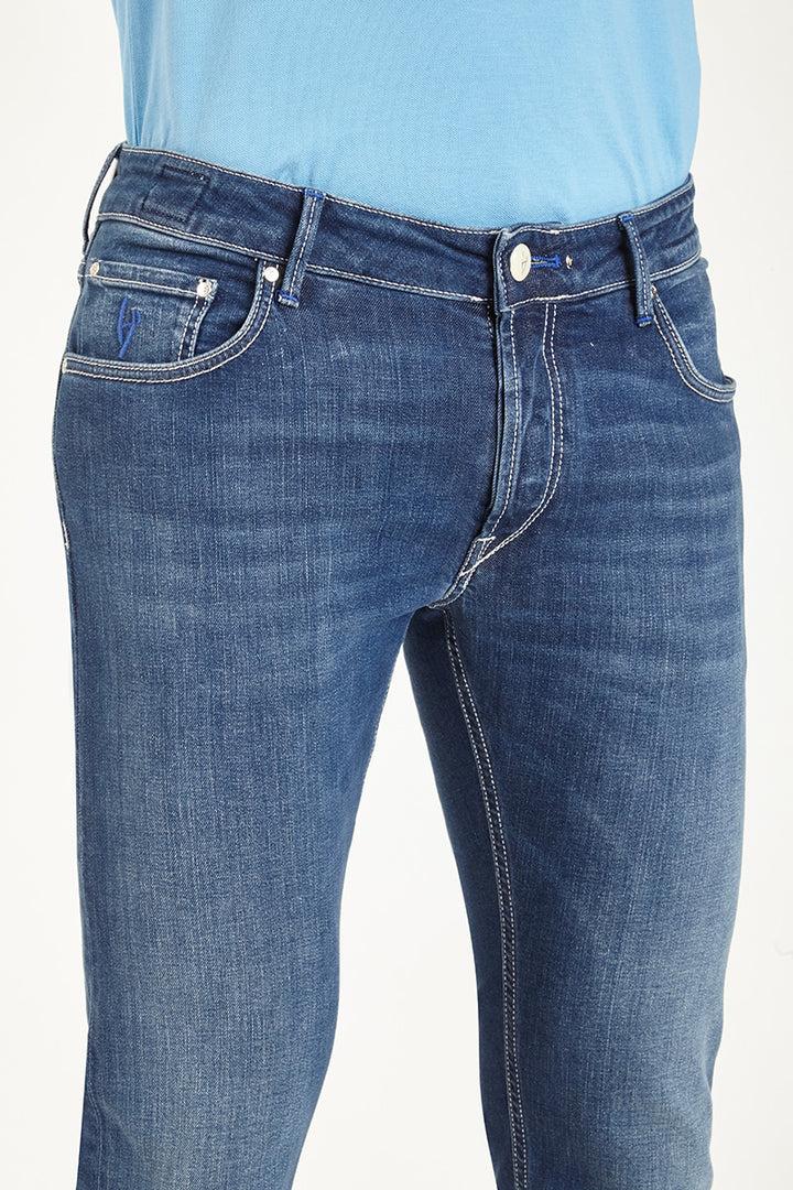 Handpicked Orvieto jeans-99% katoen, 1% elasthaan-HEREN BROEKEN-Blauw