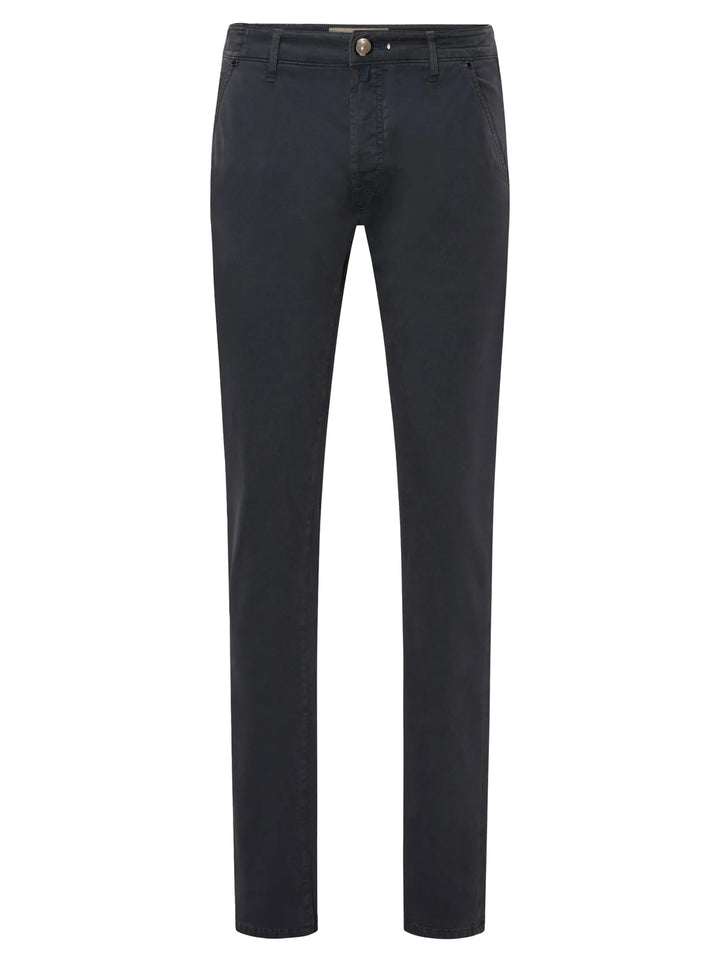 Handpicked Ravello 5-Pocket Broek – Grijs-99% katoen, 1% elastaan-HEREN BROEKEN-Grijs