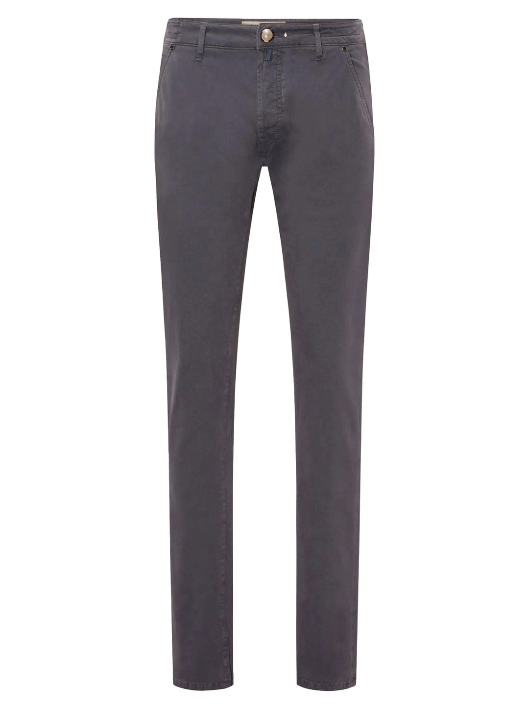 Handpicked Ravello 5-Pocket Broek – Grijs-99% katoen, 1% elastaan-HEREN BROEKEN-Grijs