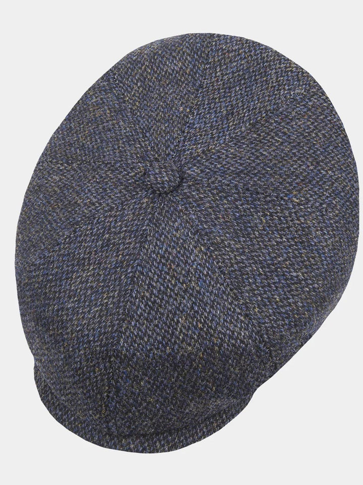 Hatland Barrow Wollen Pet – Blauw-100% wol-HEREN ACCESSOIRES-Blauw