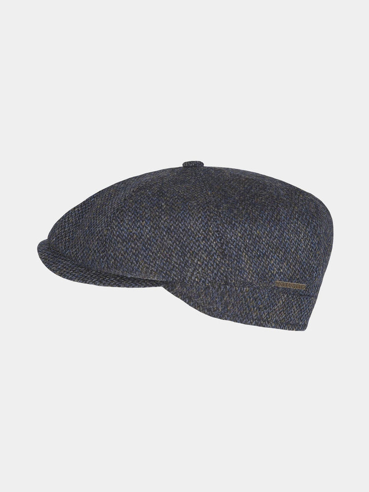 Hatland Barrow Wollen Pet – Blauw-100% wol-HEREN ACCESSOIRES-Blauw