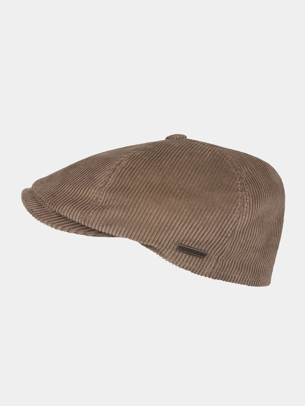 Hatland Diesel Corduroy Flatcap – Beige-100% katoen-HEREN ACCESSOIRES-Beige