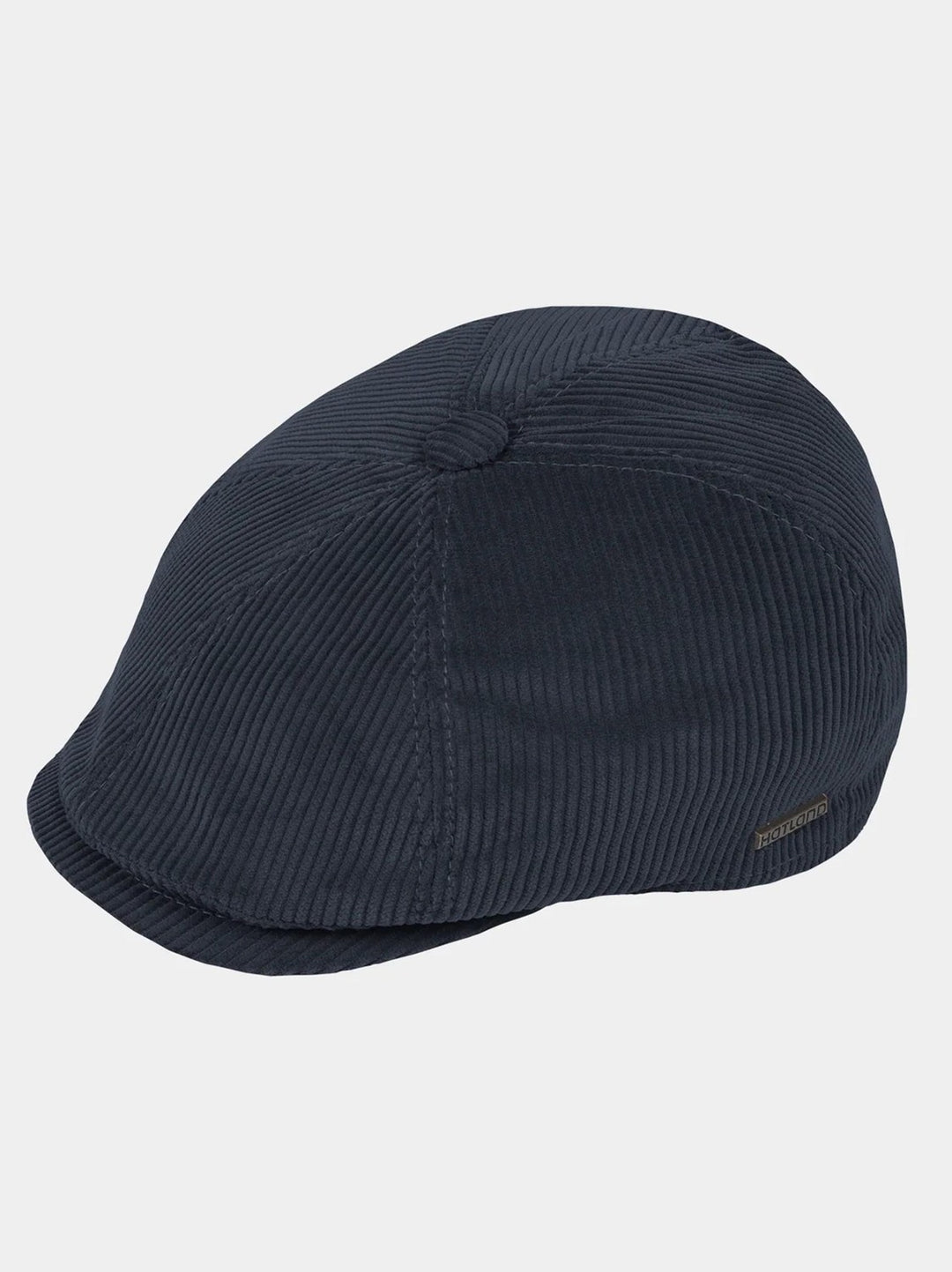 Hatland Diesel Corduroy Flatcap – Blauw-100% katoen-HEREN ACCESSOIRES-Blauw