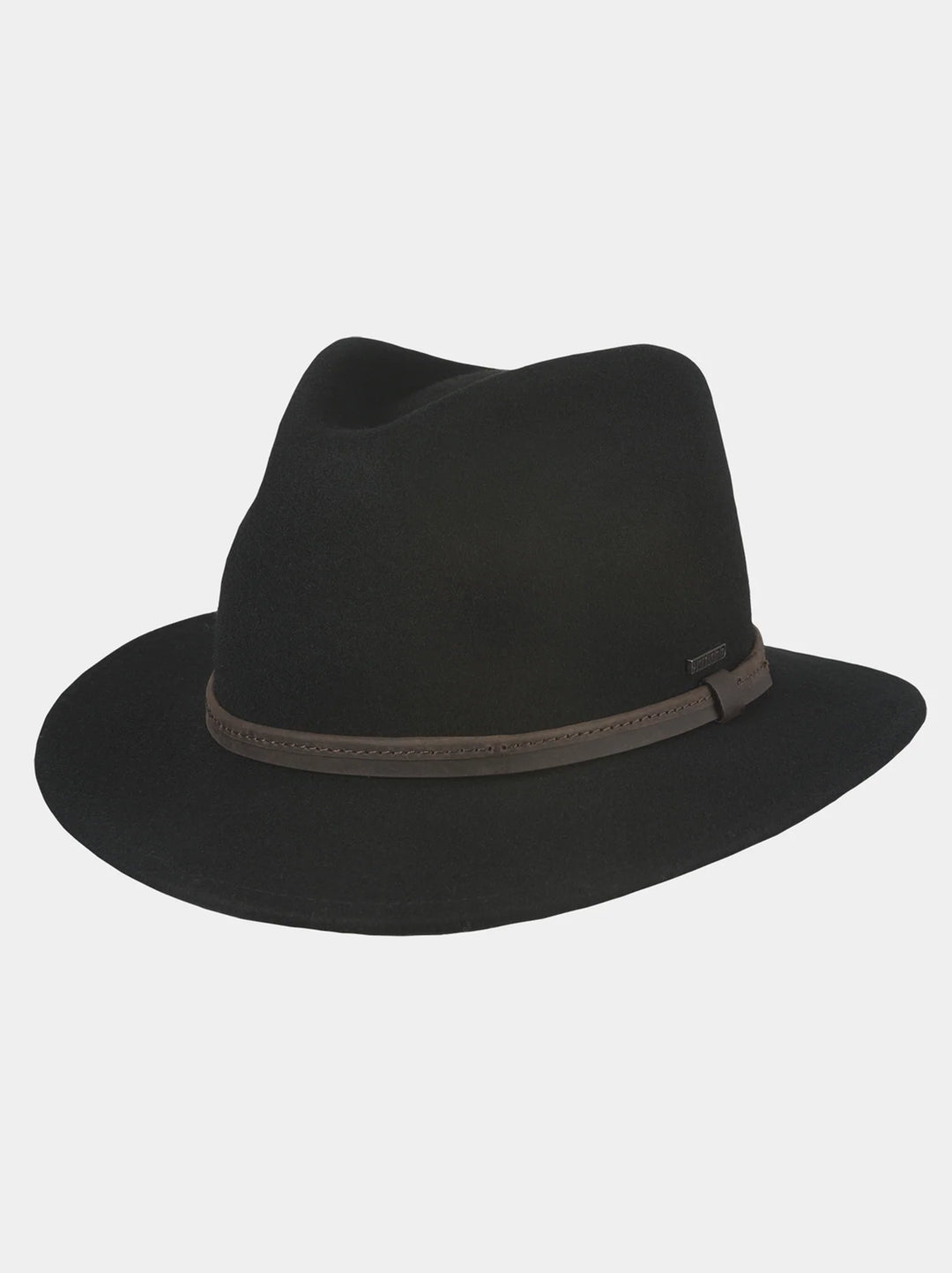 Hatland Durban Vilten Hoed – Zwart-100% wol-HEREN ACCESSOIRES-Zwart