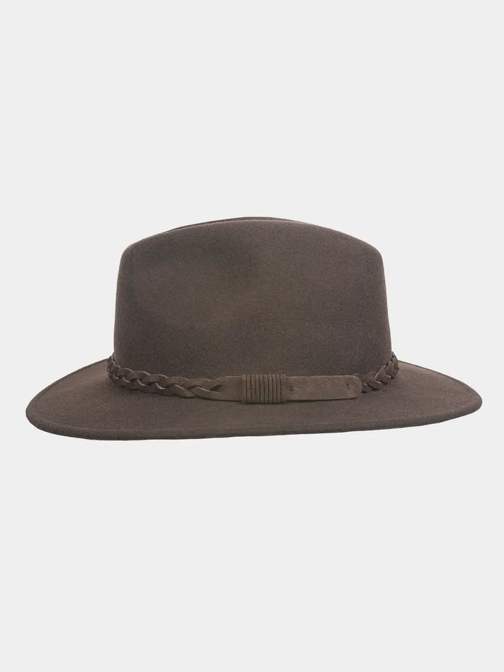 Hatland Eliseo Wollen Hoed – Bruin-100% wolvilt-DAMES ACCESSOIRES-Bruin