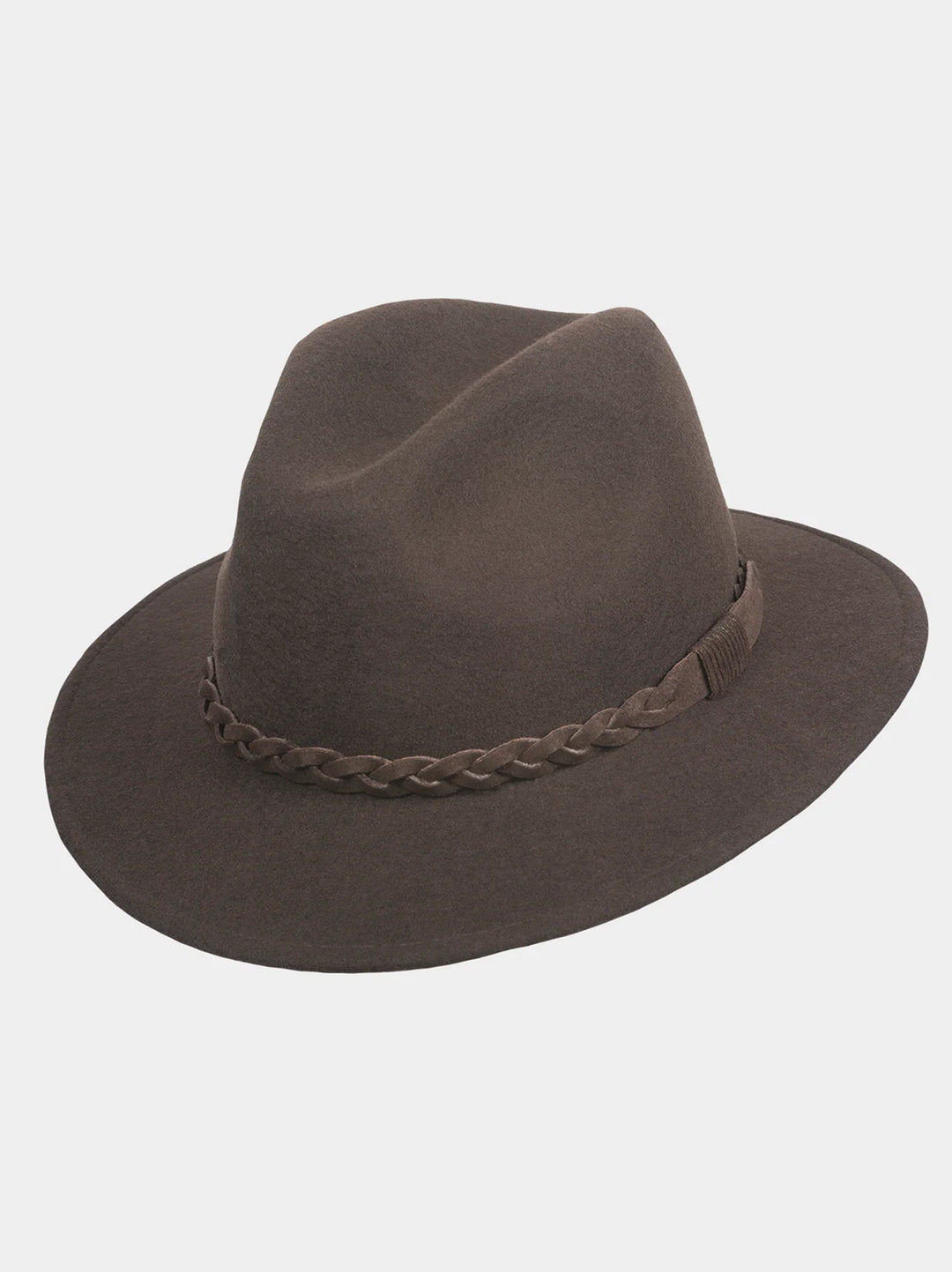 Hatland Eliseo Wollen Hoed – Bruin-100% wolvilt-DAMES ACCESSOIRES-Bruin