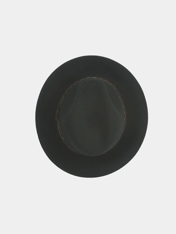 Hatland Eliseo Wollen Hoed – Zwart-100% wolvilt-DAMES ACCESSOIRES-Zwart