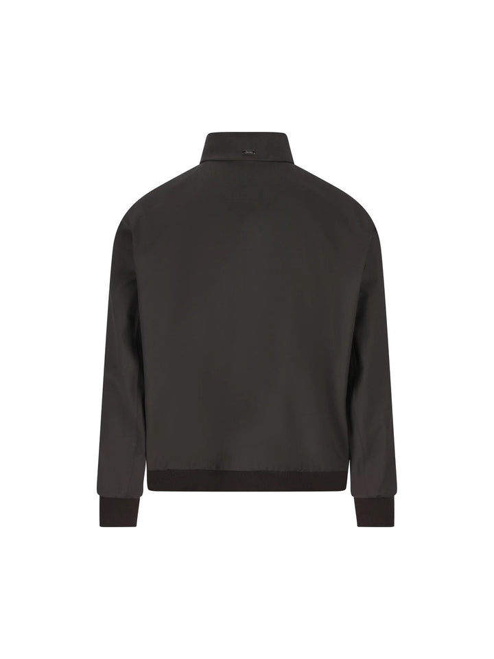 Herno Bomberjack Loro Piano Wool Storm Stof-100% wol<br />Lining: 100% polyester-HEREN JASSEN & JACKS-Bruin