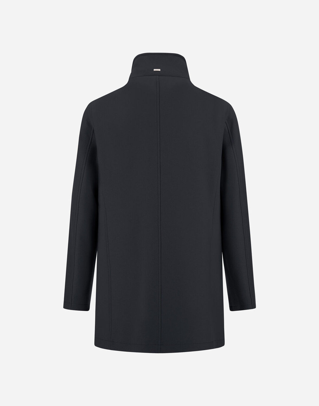 Herno Ecowool Jas met Imitatiebont – Blauw-75% lamswol, 25% polyamide-HEREN JASSEN & JACKS-Blauw