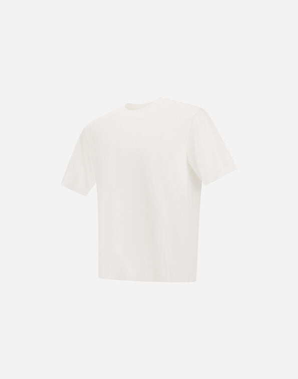 Herno Jersey knit effect T-shirt – Wit-100% katoen-HEREN POLO'S & T-SHIRTS-Wit