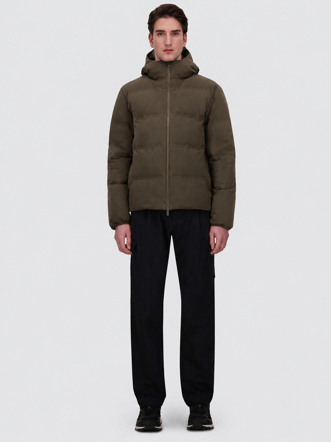 Herno New Impact Donsjack – Bruin-85% polyamide, 15% elastaan<br />Voering: 78% polyamide, 22% elastaan-HEREN JASSEN & JA