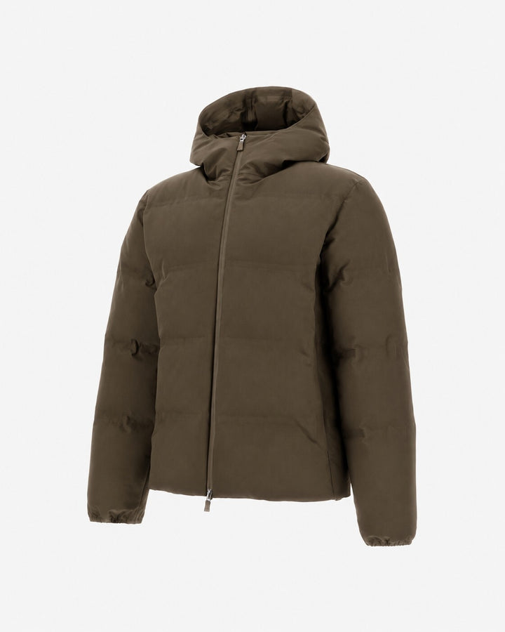 Herno New Impact Donsjack – Bruin-85% polyamide, 15% elastaan<br />Voering: 78% polyamide, 22% elastaan-HEREN JASSEN & JA