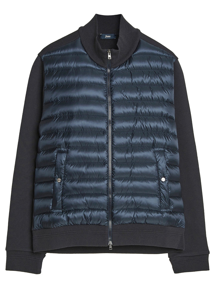 Herno Sportief Jack – Blauw-100% katoen<br />-HEREN JASSEN & JACKS-Blauw