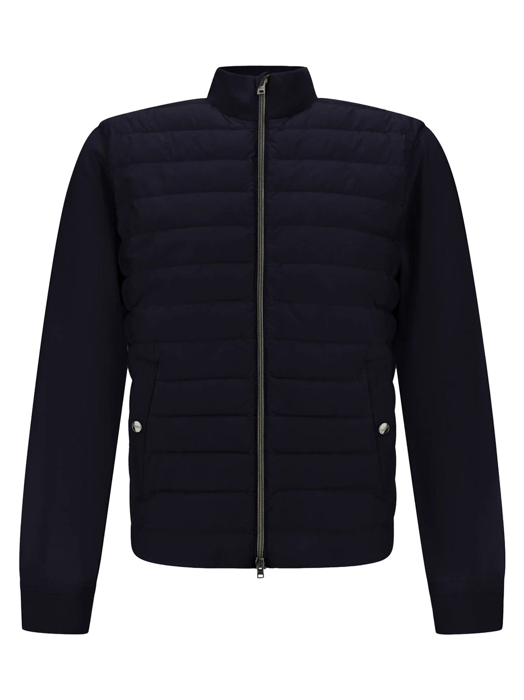 Herno Tussenjack – Blauw -70% wol, 30% zijde-HEREN JASSEN & JACKS-Blauw