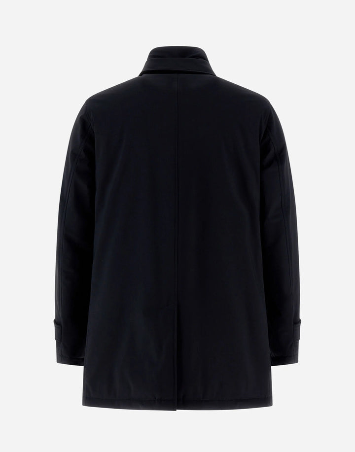 Herno Washington Trench Coat – Blauw-87% polyamide, 13% elasthaan-HEREN JASSEN & JACKS-Blauw